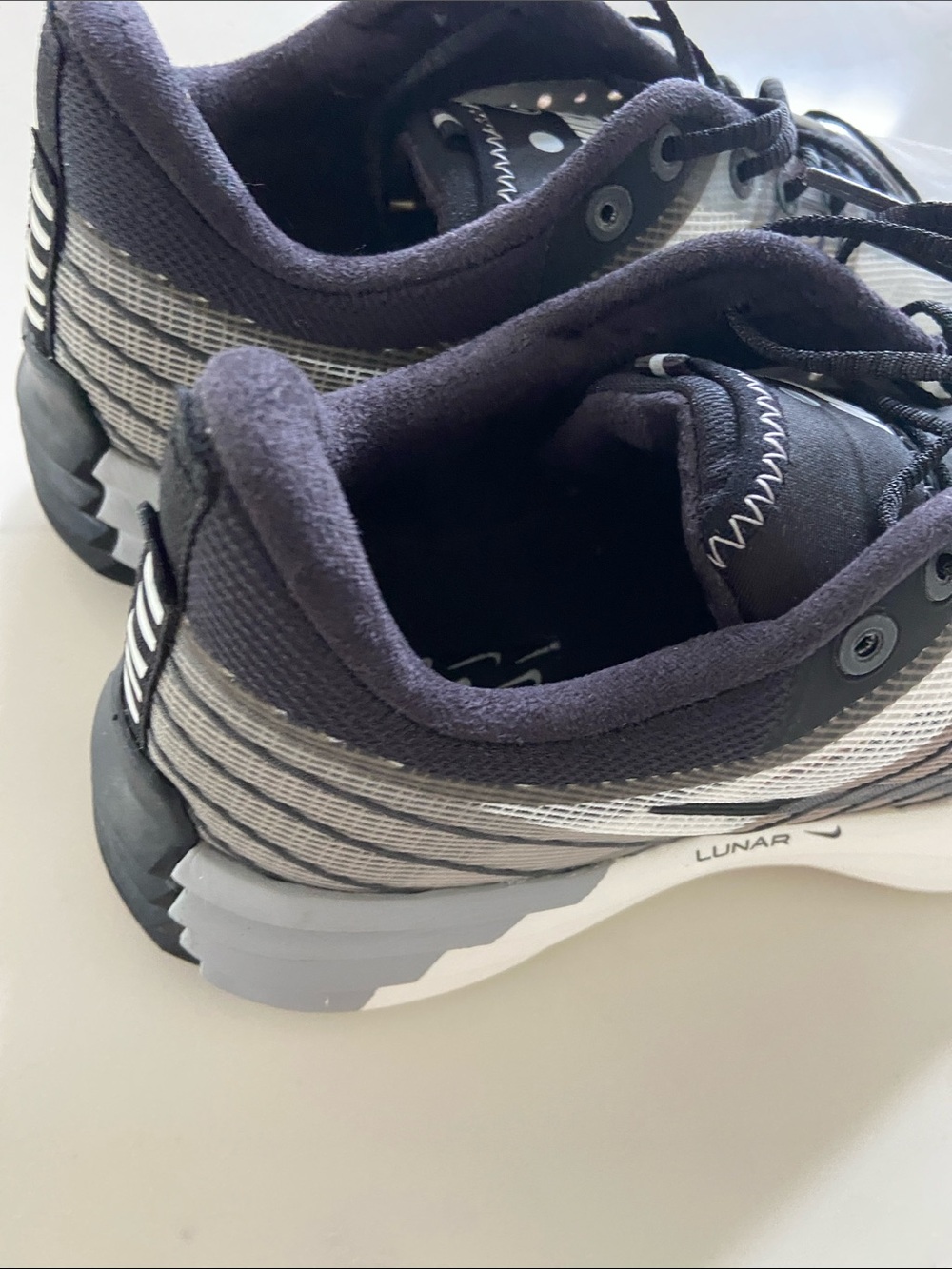 Nike Men’s Black, White and Gray Athletic Running Shoes - Picture 16 of 16